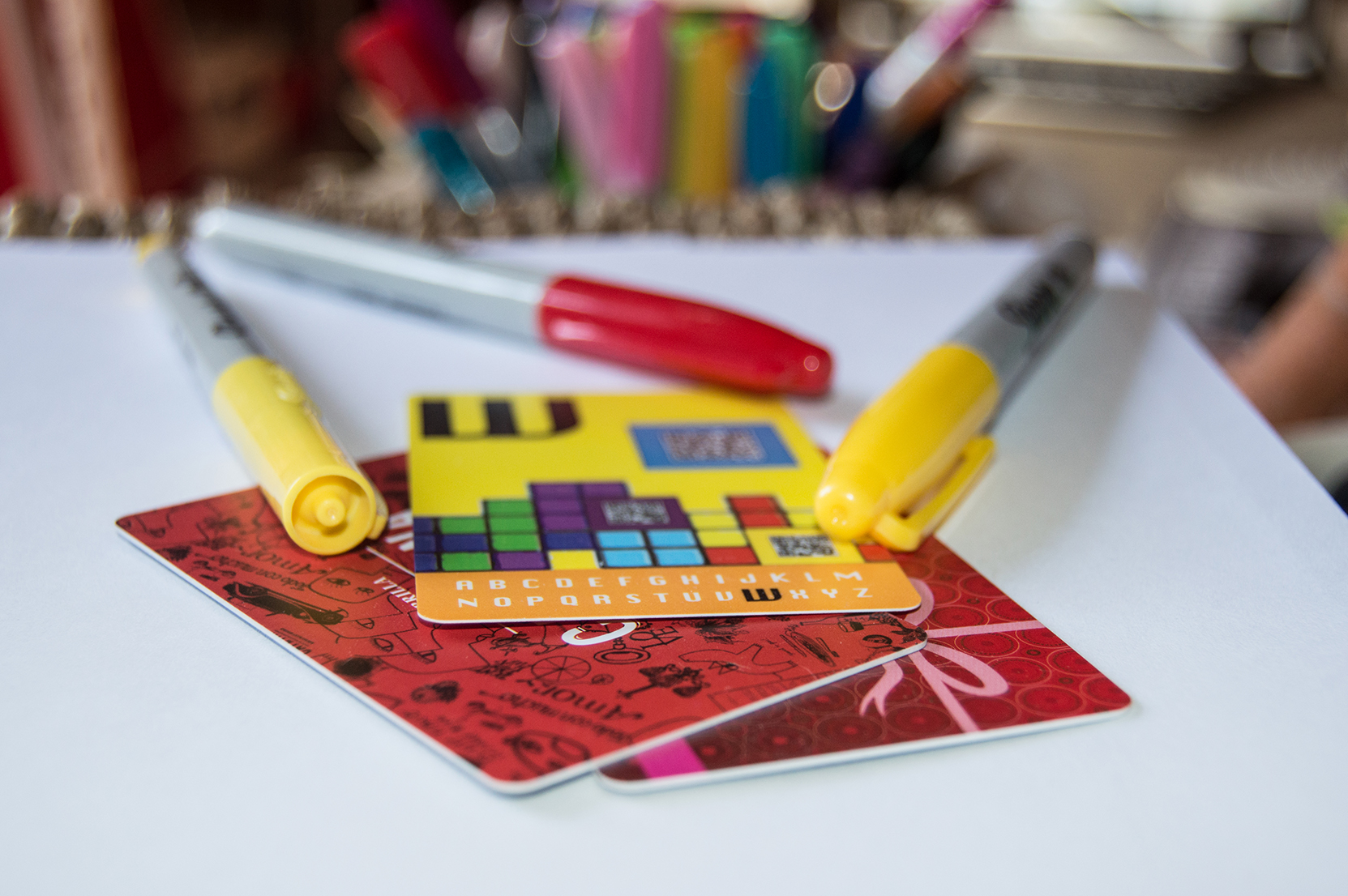 Tarjetas plásticas laminado mate multiples colores